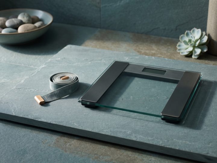 Scale and tape measure for medical weight loss care