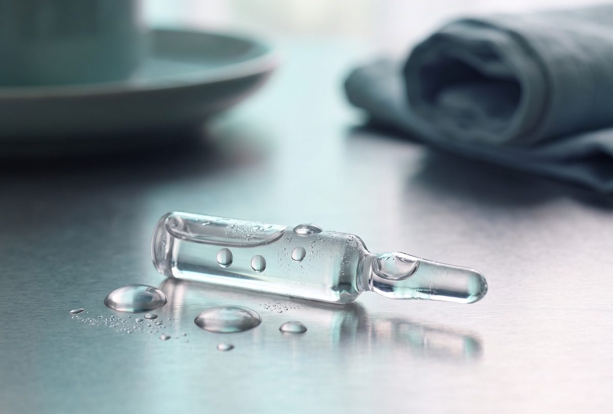 Glass ampoule for peptide therapy